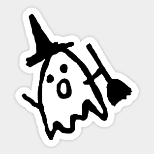 Witchy Ghost Sticker